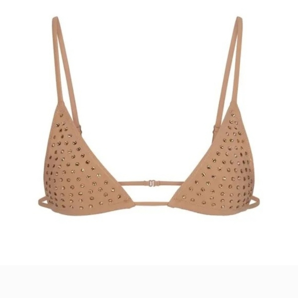 Skims Triangle Bralette 3X Sienna with Rhinestones